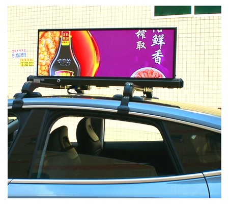 Longvision GPS Car Taxi أعلى شاشة عرض LED لافتات إعلانية P2.5 P3 P4 P5