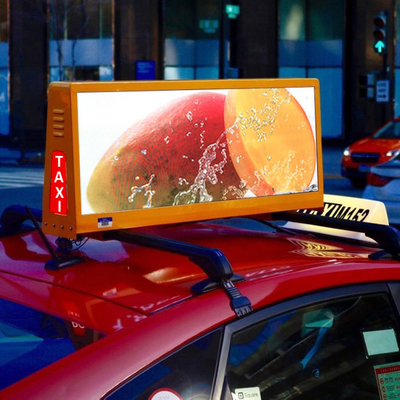 شاشة عرض لوحة الإعلانات P2.5 ذات الإعلانات الرفيعة للغاية من تاكسي